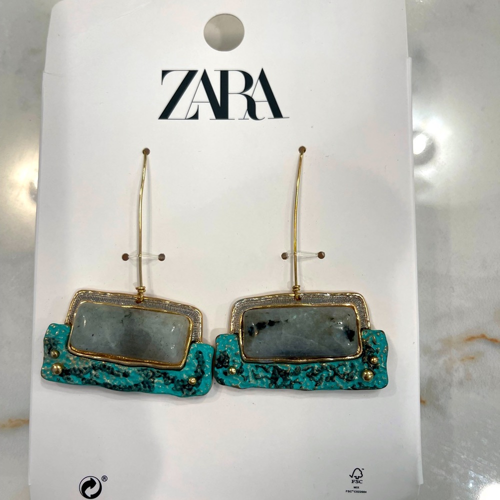 Zara statement earrings - NWT and gorgeous!